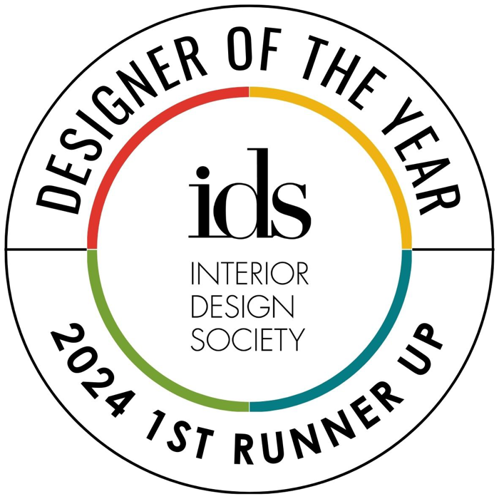 Interior Design Society Designer of the Year 2024, First Runner Up badge