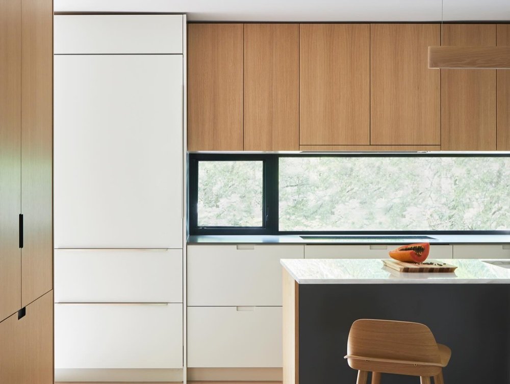 Modern kitchen, luxury renovation and interior design by Martire Custom Homes